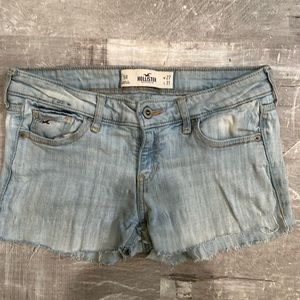 Hollister Light Denim Cut off Shorts Sz 27/5R